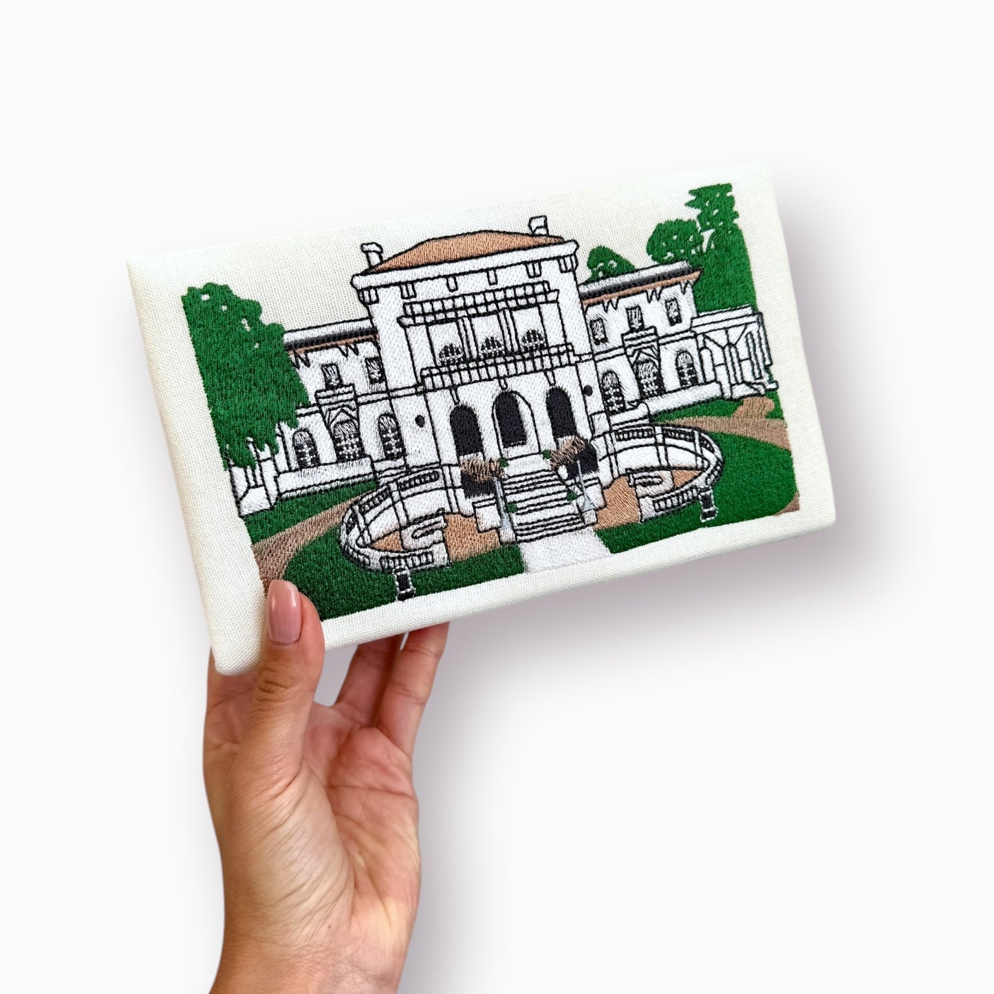 Bridal clutch book with personalized design/crest