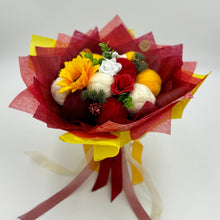 Load image into Gallery viewer, Yarn bouquet with artificial flowers with FREE Standard Shipping
