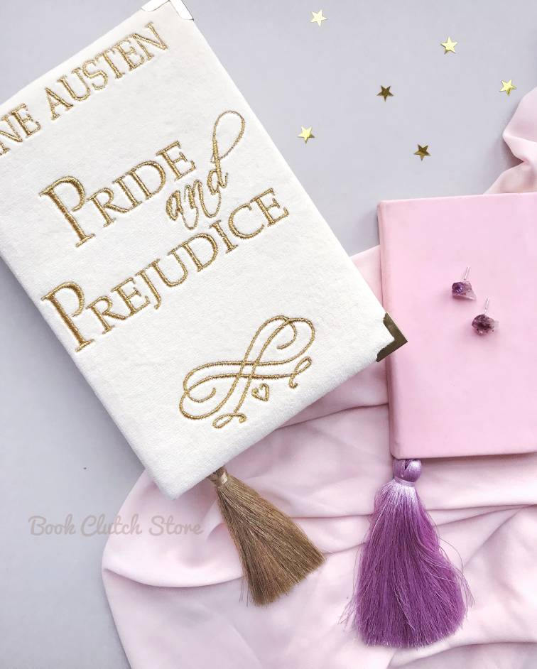 Book Clutch - PRIDE and PREJUDICE - Jane Austen