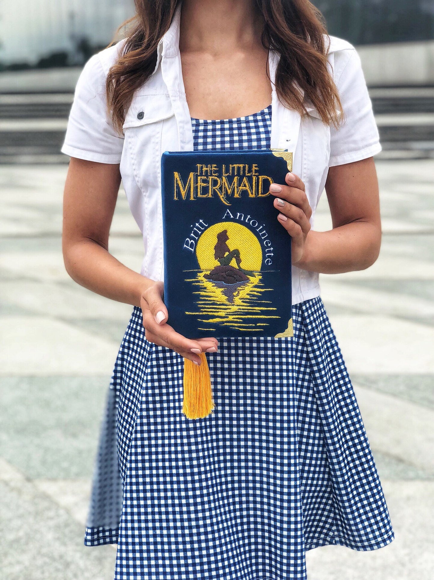 Book Clutch - The Little Mermaid - Dark Blue version