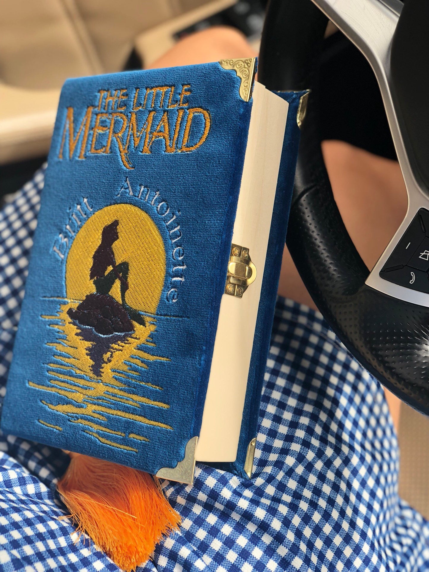 Book Clutch - The Little Mermaid - Dark Blue version
