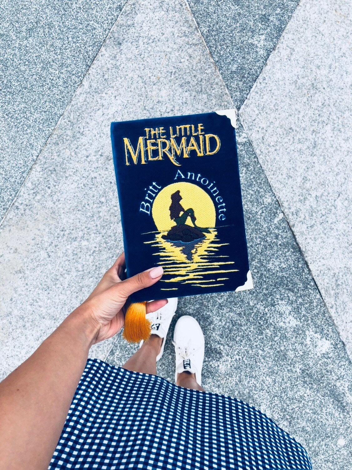 Book Clutch - The Little Mermaid - Dark Blue version