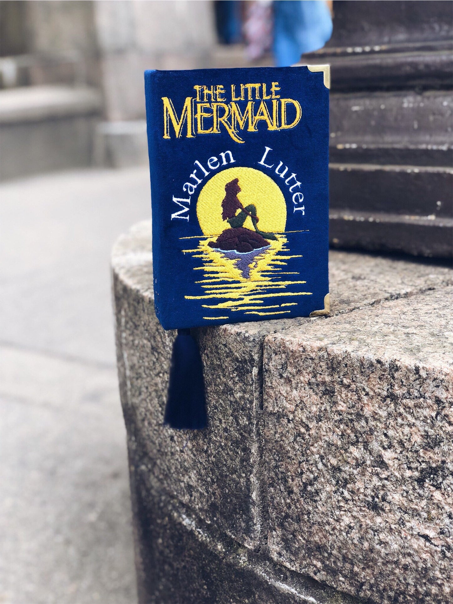 Book Clutch - The Little Mermaid - Dark Blue version