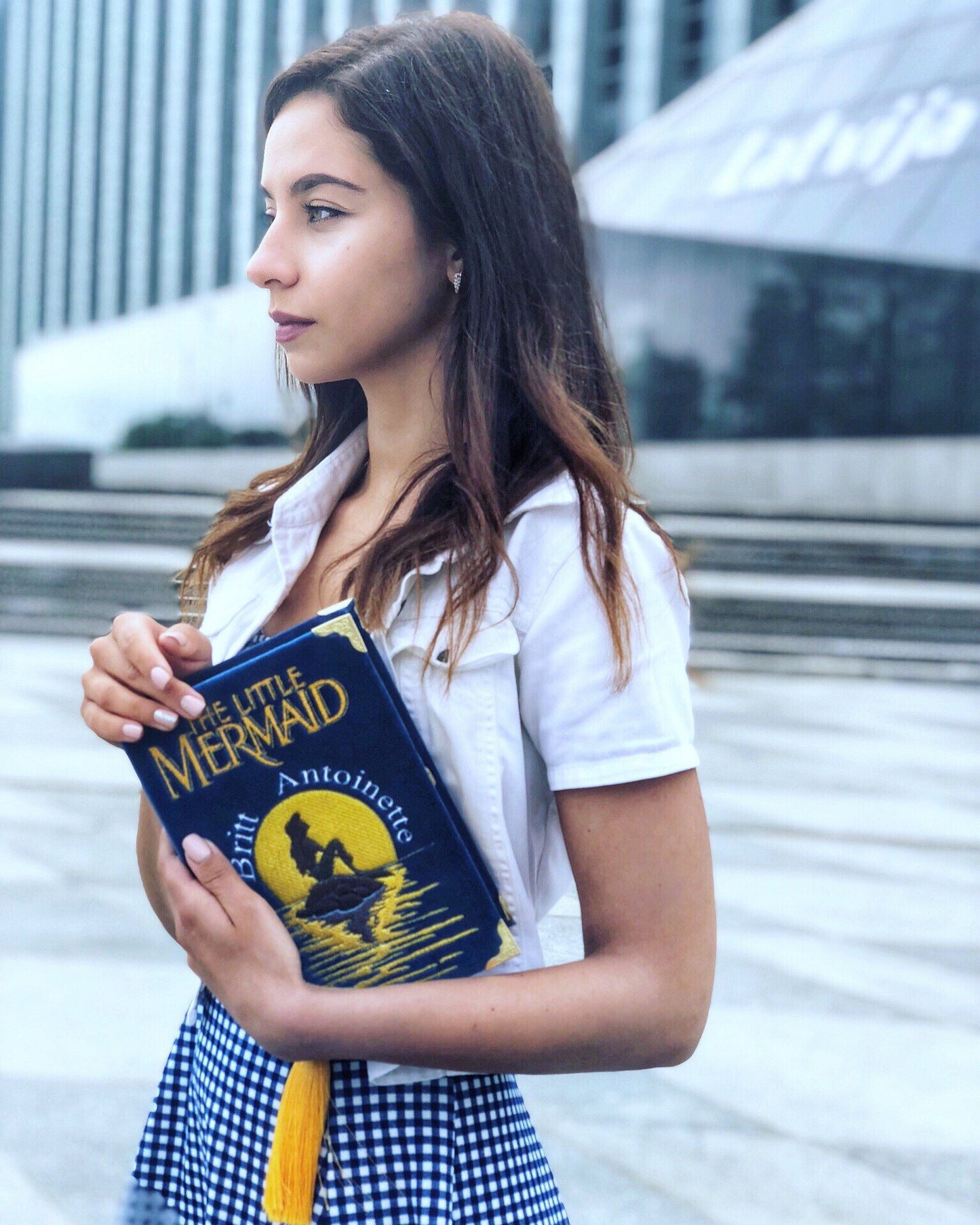 Book Clutch - The Little Mermaid - Dark Blue version
