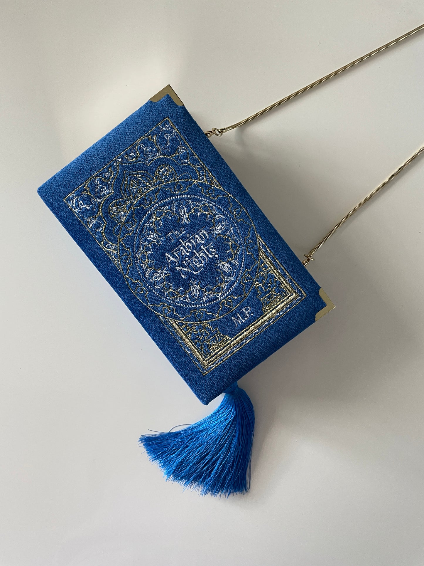 Embroidered Book Clutch - Arabian Night