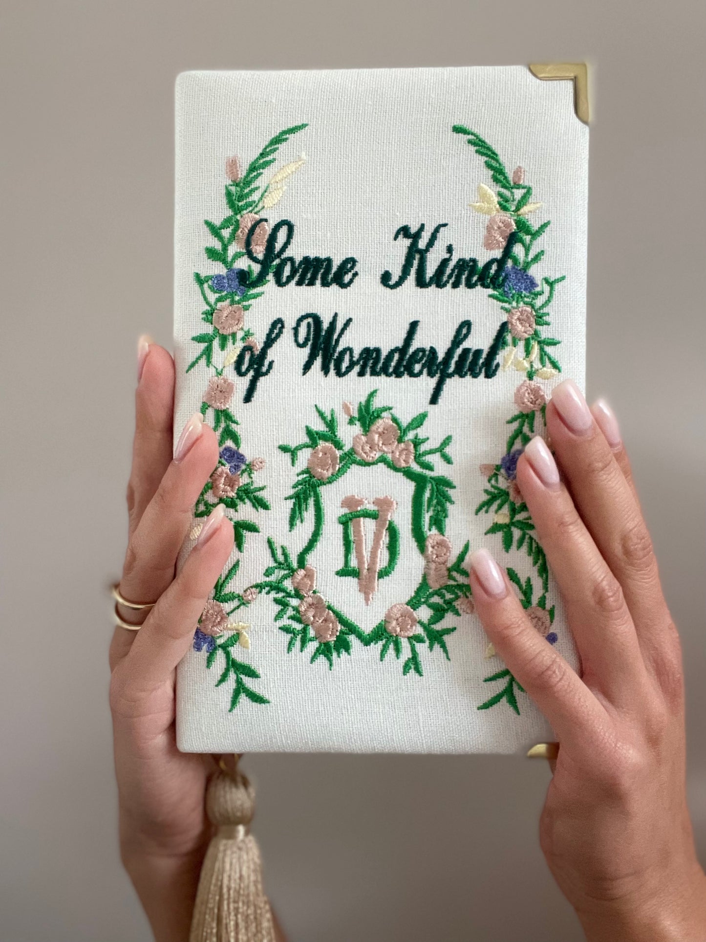 Wedding clutch book with individual design