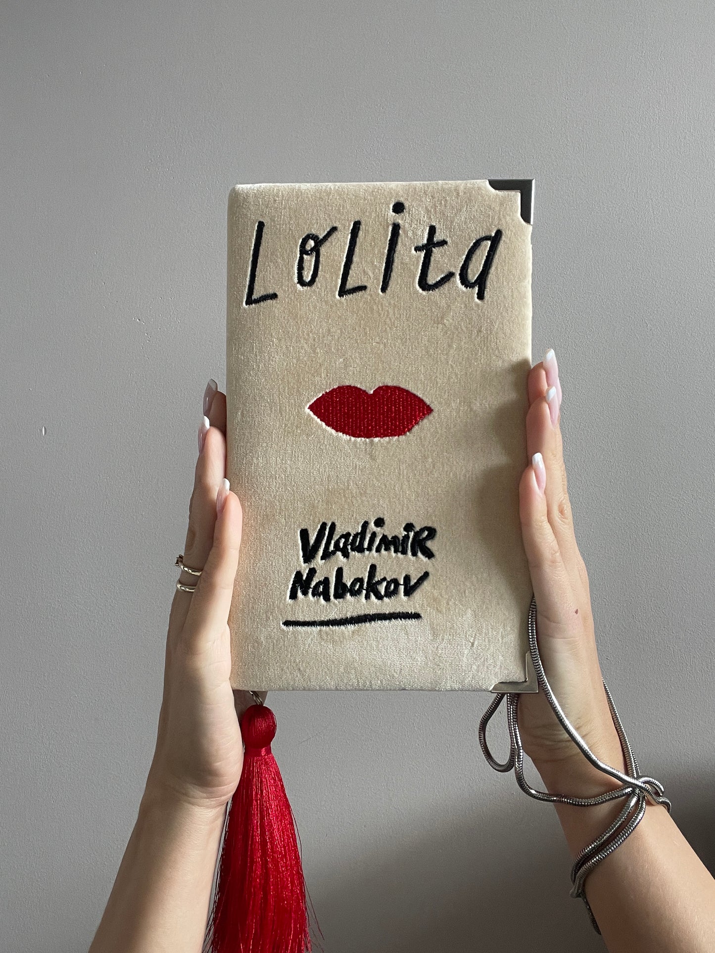 Embroidered Book Purse - Lolita