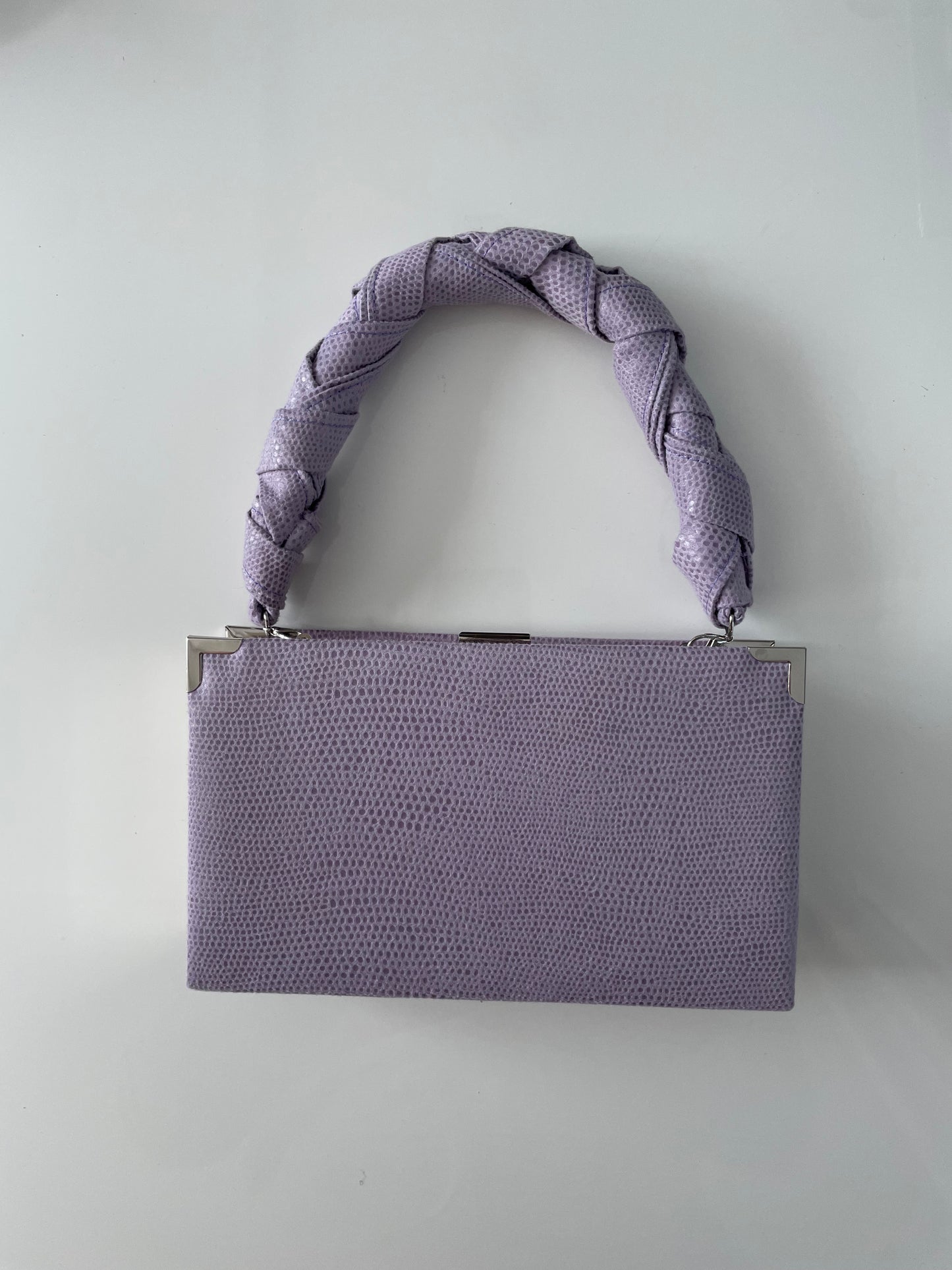 Mini handbag with handle - lilac version