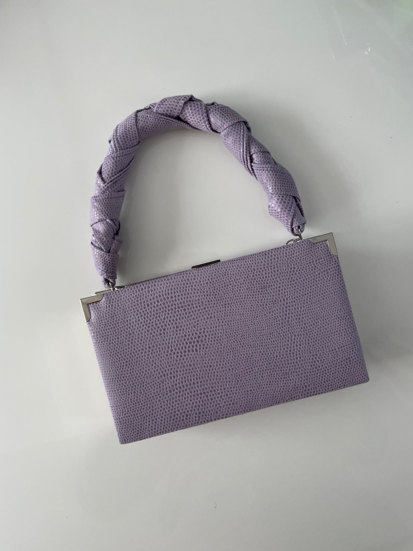 Mini handbag with handle - lilac version