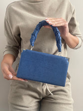 Load image into Gallery viewer, Mini handbag with handle - dark blue version
