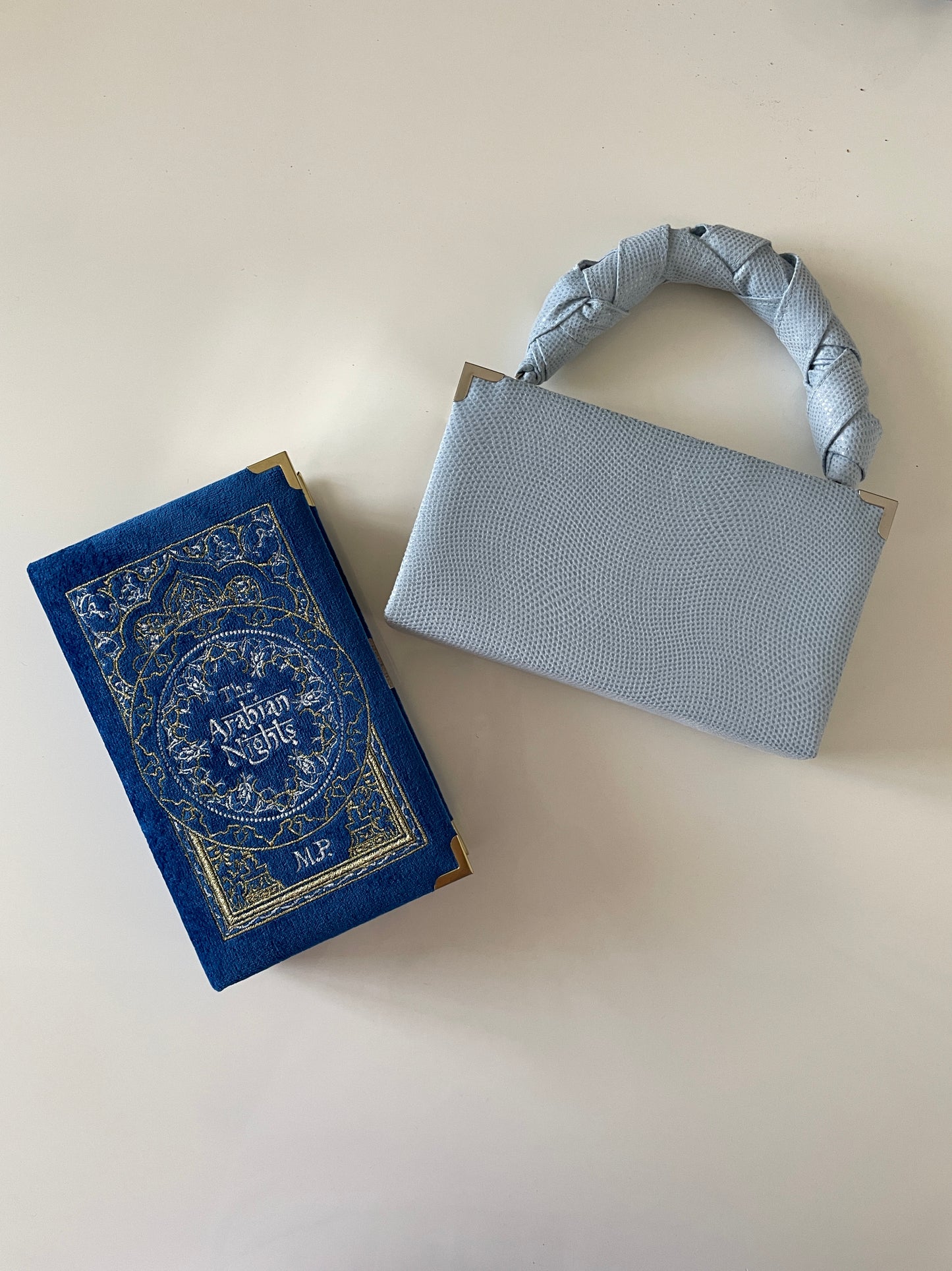 Embroidered Book Clutch - Arabian Night