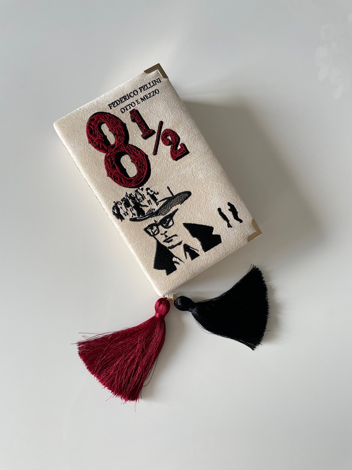 Book Clutch - 8 1/2 - with short handle
