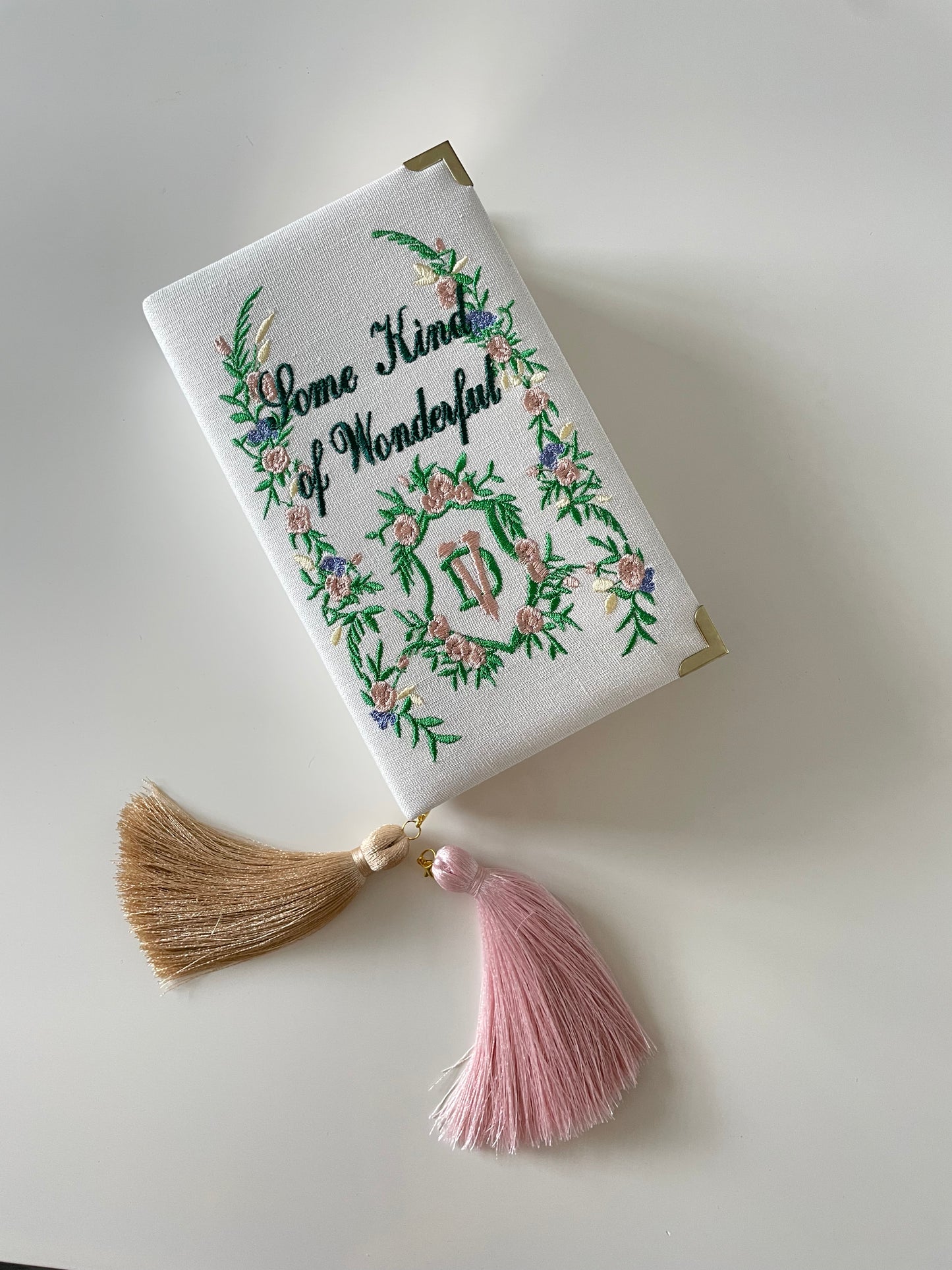 Wedding clutch book with individual design