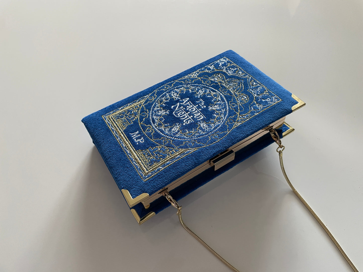 Embroidered Book Clutch - Arabian Night