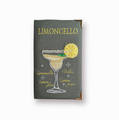 Embroidered Clutch - Limoncello