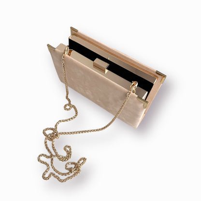 Embroidered clutch - Winnie the Pooh - beige purse
