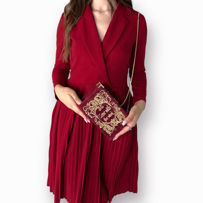 Book Clutch with short handle - Gone with the Wind