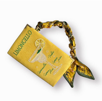 Embroidered Clutch - Limoncello