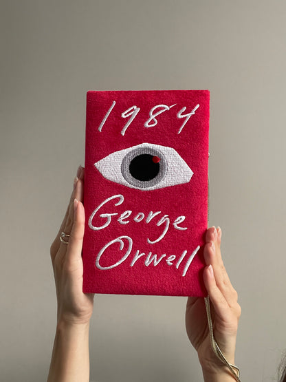 George Orwell 1984 clutch - red