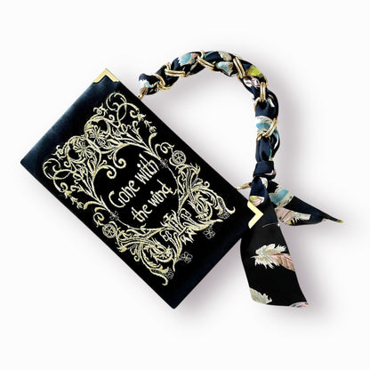 Book Clutch with short handle - Gone with the Wind