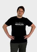 Load image into Gallery viewer, Embroidered T-shirt &quot;Ballējam Neguļam) with fluorescent thread
