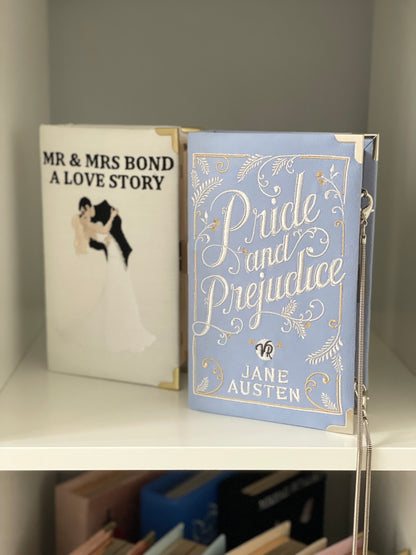 Book Clutch - Pride and Prejudice - with short handle