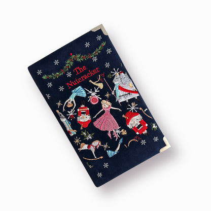 Embroidered Clutch - The Nutcracker - blue purse