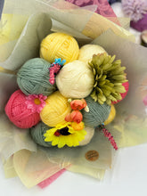 Load image into Gallery viewer, Yarn bouquet with artificial flowers with FREE Standard Shipping
