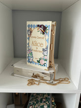 Load image into Gallery viewer, Book Clutch - Alice in Wonderland - with short handle
