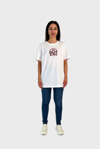 Embroidered T-shirt "Latvian national Girl"