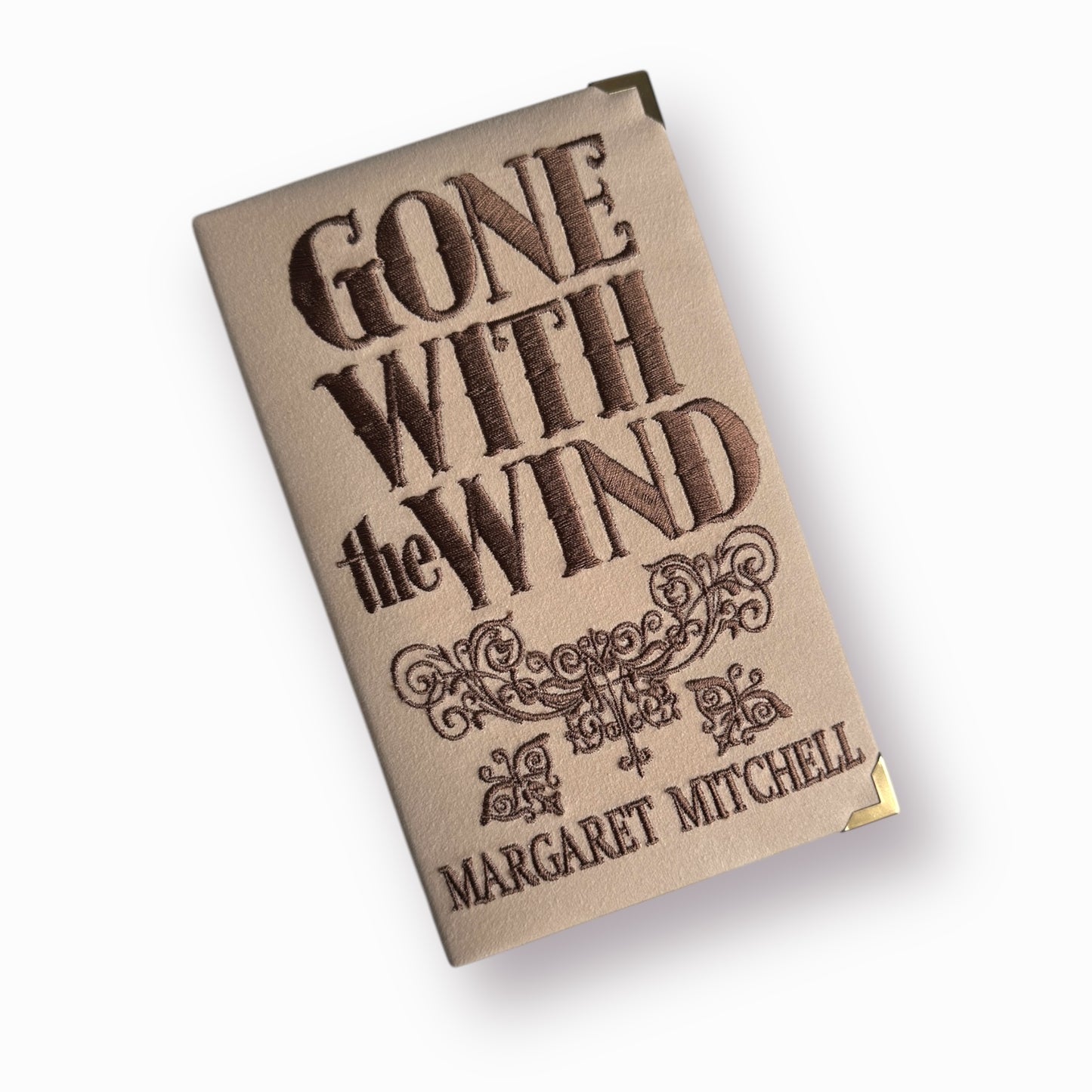 Embroidered Clutch - Gone with the Wind - beige purse