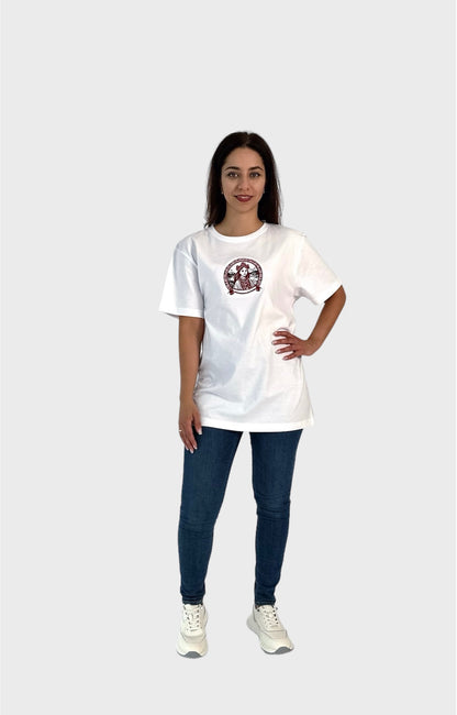 Embroidered T-shirt "Latvian national Girl"