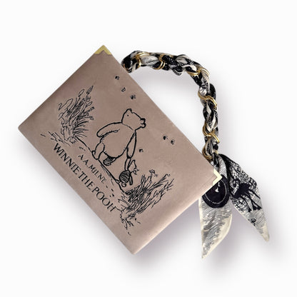 Embroidered clutch - Winnie the Pooh - beige purse