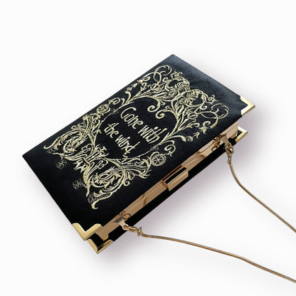 Book Clutch with short handle - Gone with the Wind