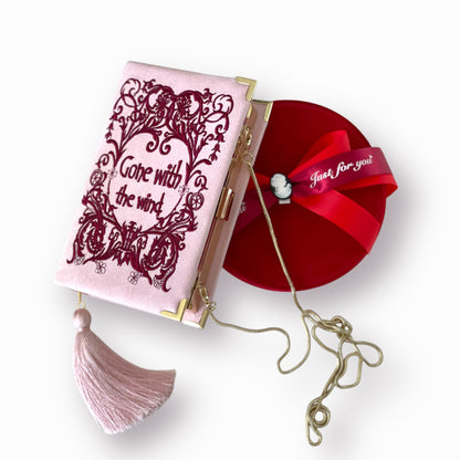 Book Clutch with short handle - Gone with the Wind
