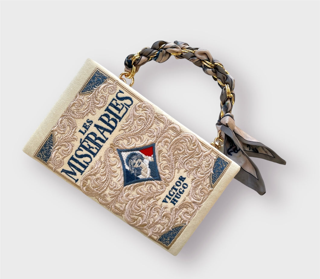 Clutch book Les Misérables - beige