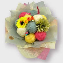 Load image into Gallery viewer, Yarn bouquet with artificial flowers with FREE Standard Shipping
