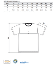 Load image into Gallery viewer, Embroidered T-shirt &quot;Latvian crossword&quot;
