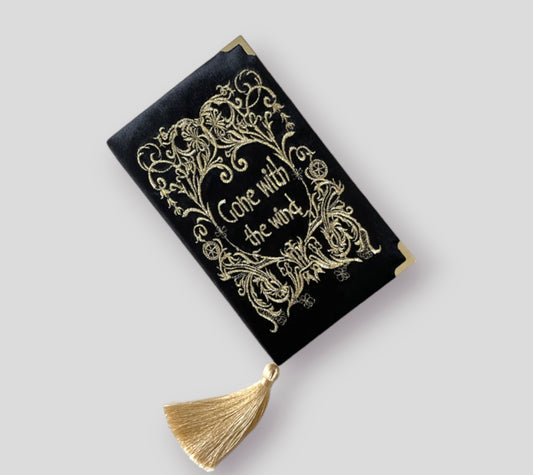 Book Clutch with short handle - Gone with the Wind