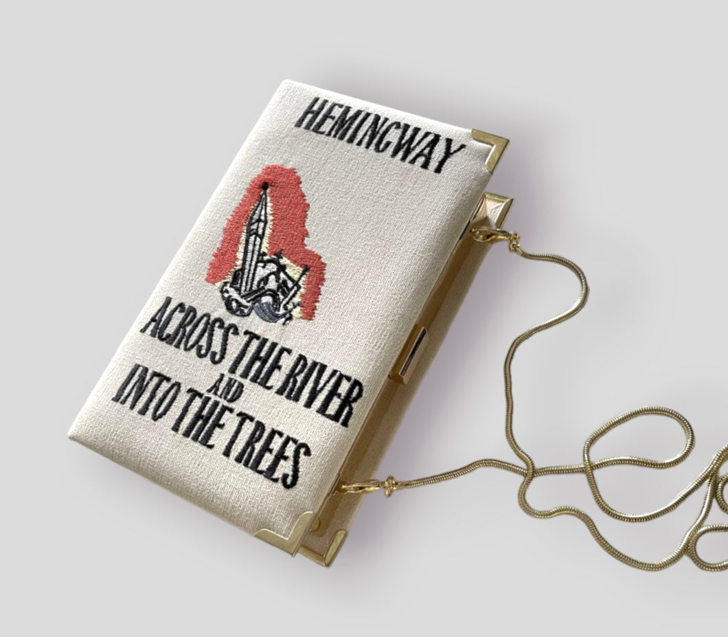 Book clutch purse Ernest Hemingway