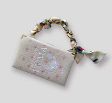 Load image into Gallery viewer, Embroidered book clutch Emma, novelty bag, crossbody purse
