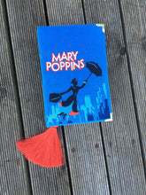 Load image into Gallery viewer, Book clutch - MARY POPPINS - Blue velvet version
