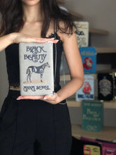 Load image into Gallery viewer, Book clutch - BLACK BEAUTY - Grey velvet version
