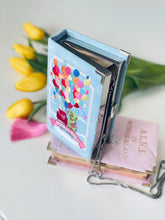 Load image into Gallery viewer, Custom Book clutch purse - handmade velvet - book clutch hand bag - women accessories - bookworm gift - womens bag
