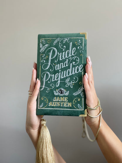 Book clutch purse Pride and Prejudice