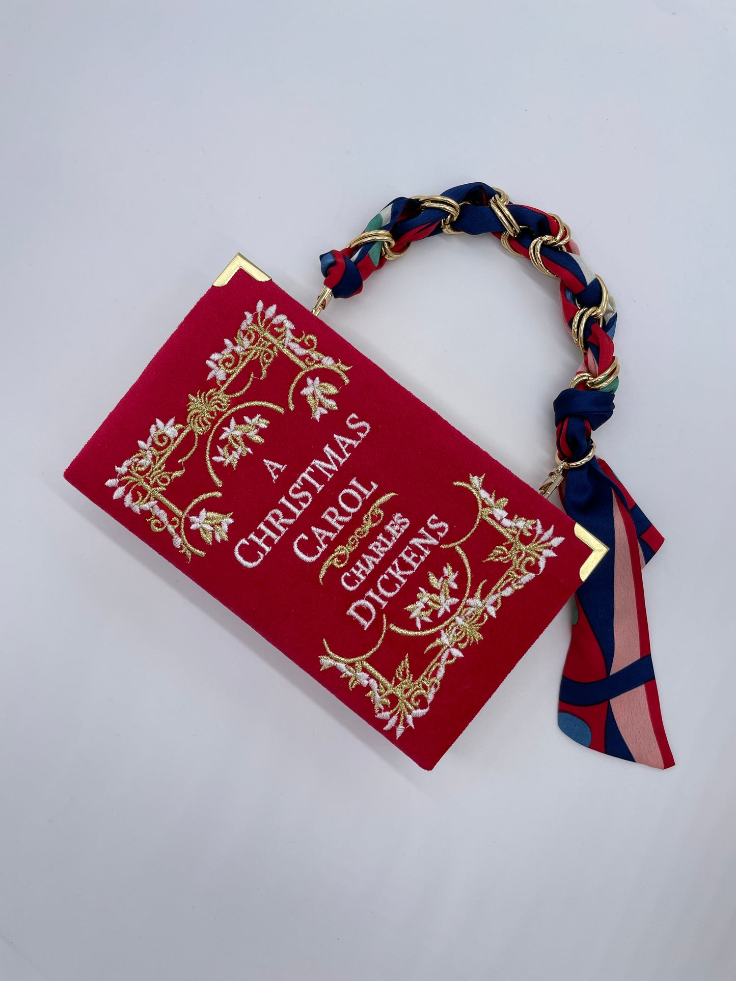 Christmas Carol book clutch