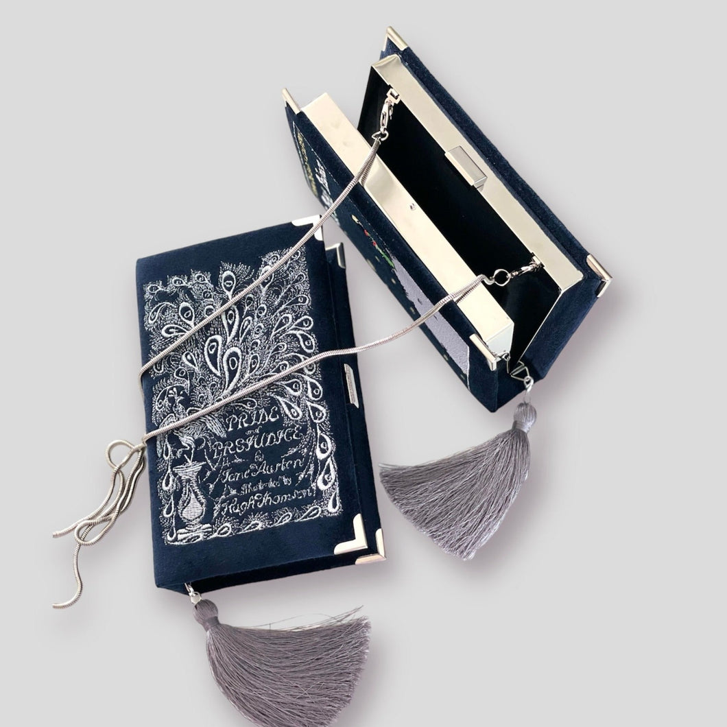 Book Clutch - Pride and Prejudice - with short handle