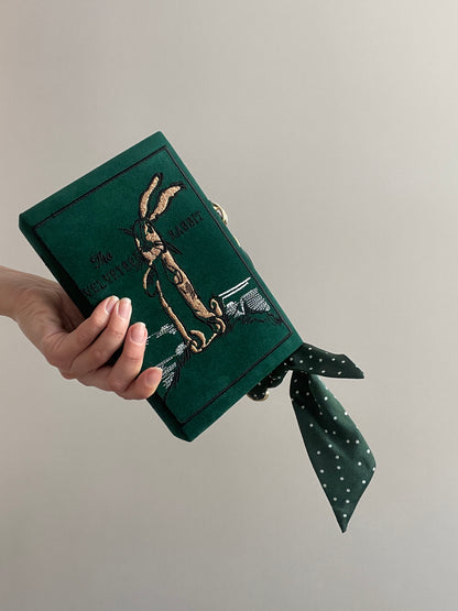 Book Clutch - The Velveteen Rabbit - with short handle