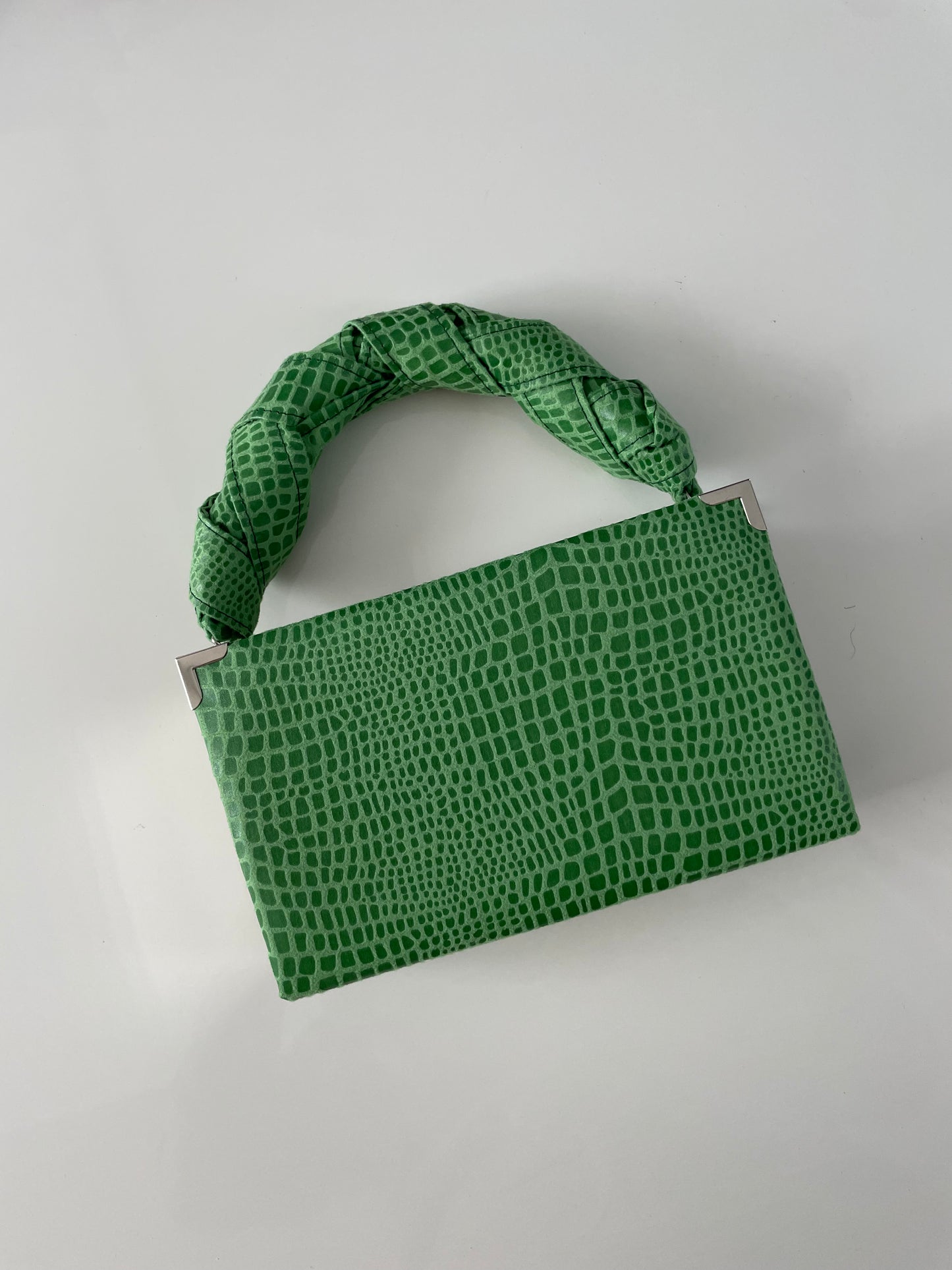 Mini handbag with handle - light green version