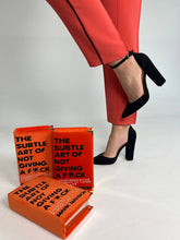 Load image into Gallery viewer, Book clutch purse Mark Manson orange edition
